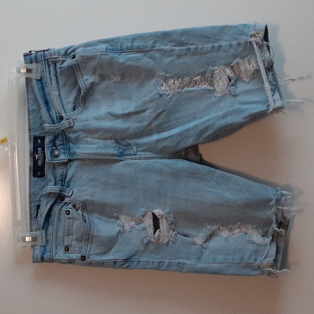 Hollister skinny epic flex denim shorts